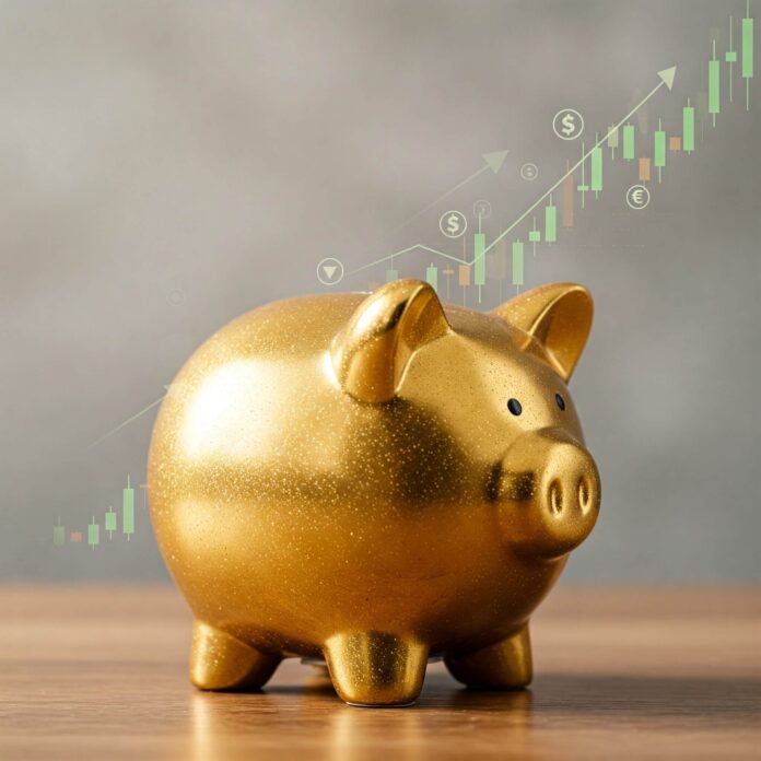 Golden Piggy Bank Growth