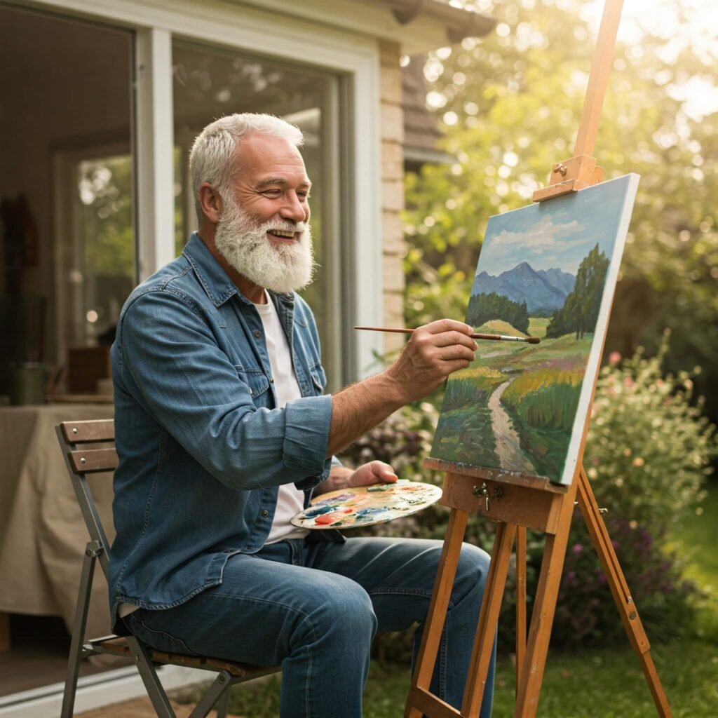 Joyful Retiree's Hobby
